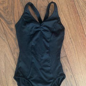 Capezio girls Black Leotard